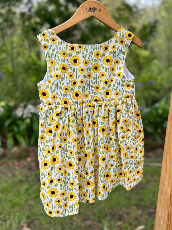 Dixie Dress in Sunflowers