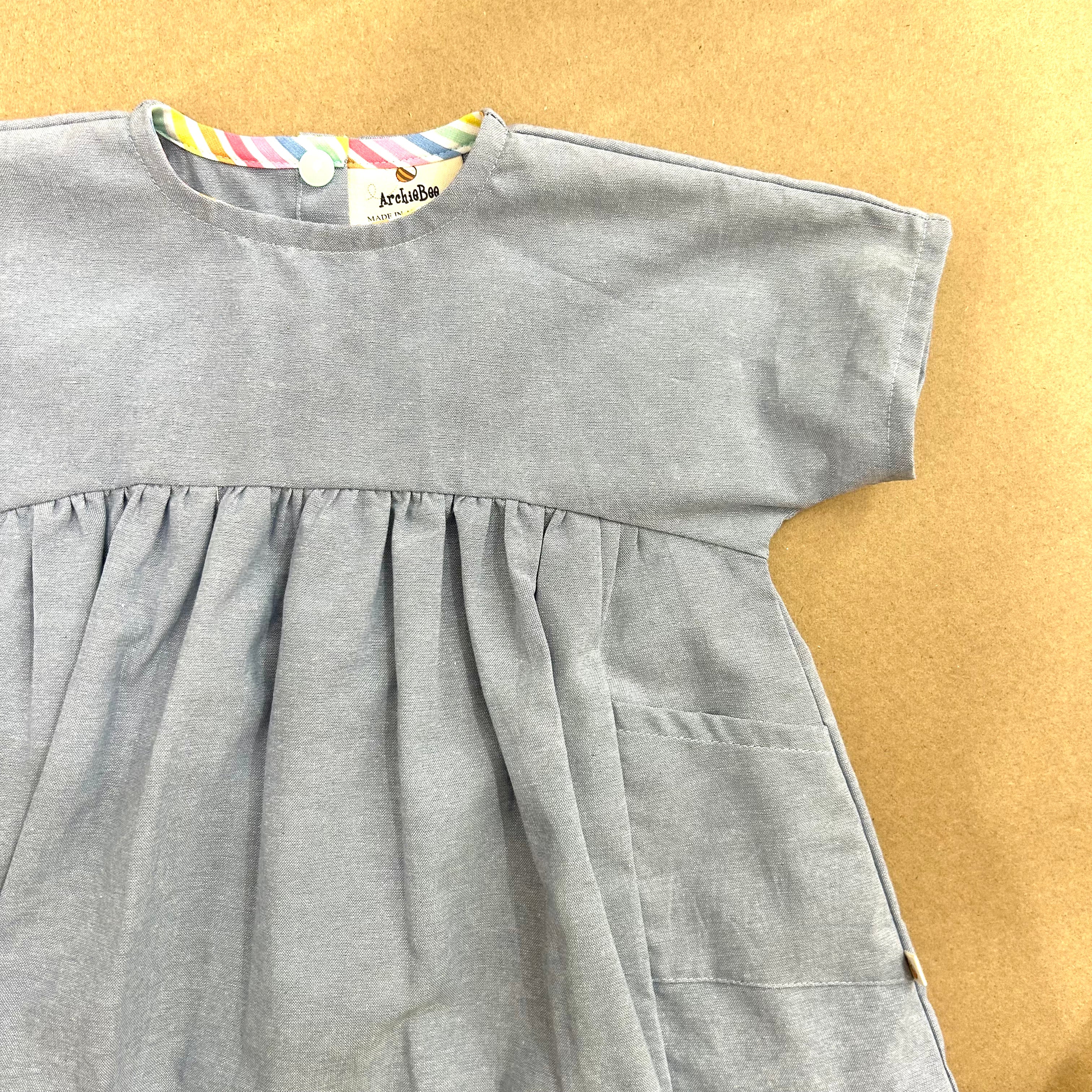 Zelda Tunic Frock in Bluebell