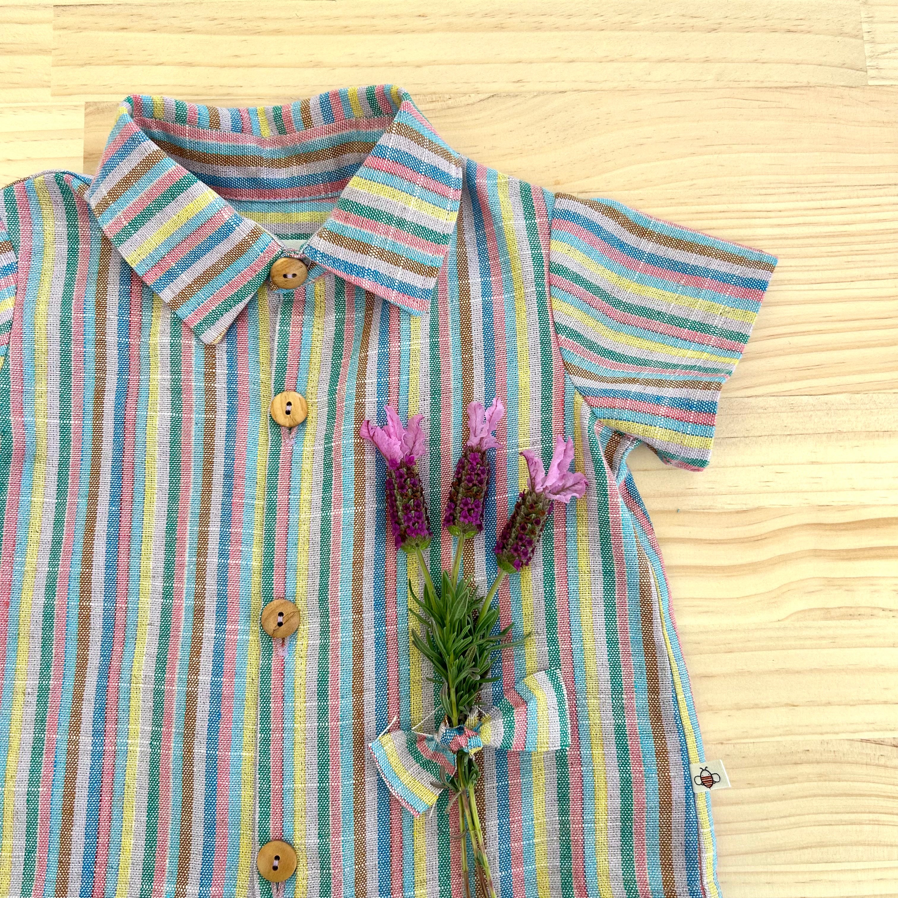 Arthur Shirt in Retro Stripe