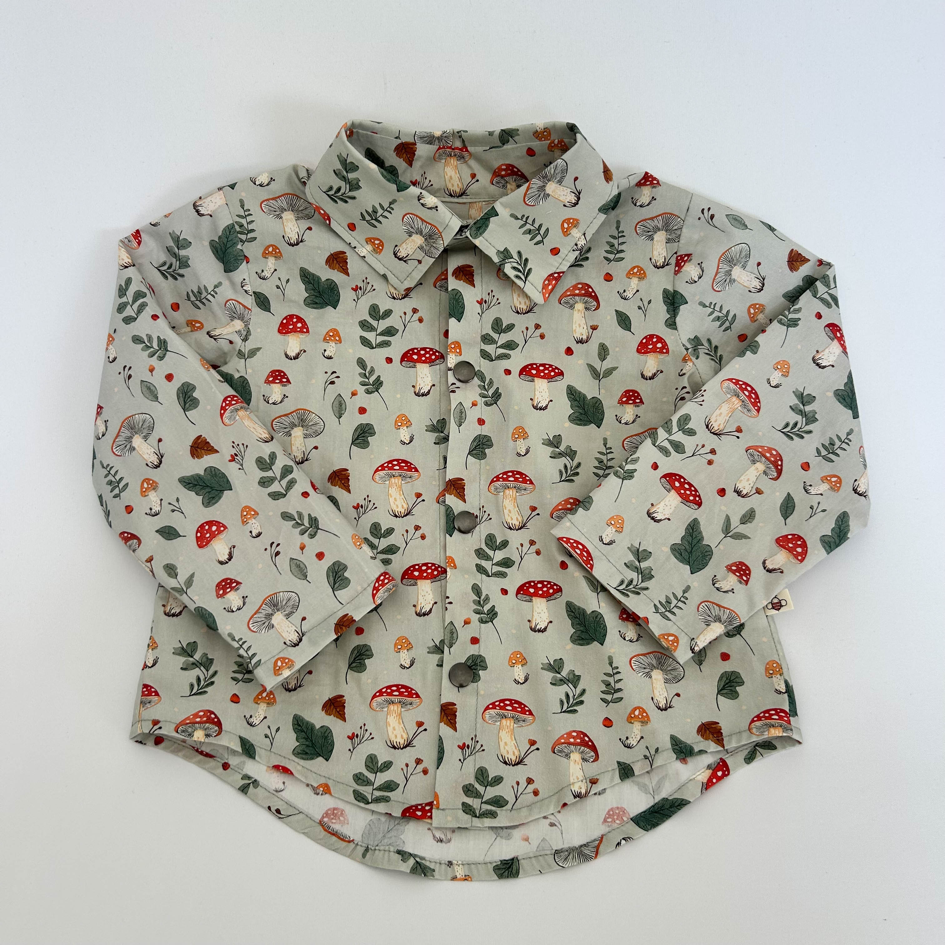 Spencer Shirt in Toadstools
