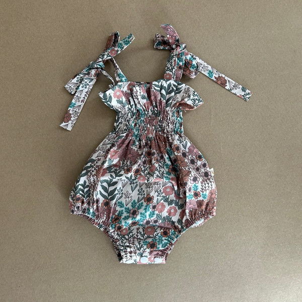 Bessie Bubble Romper in Dusk