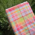 100% Cotton - Summer Plaid