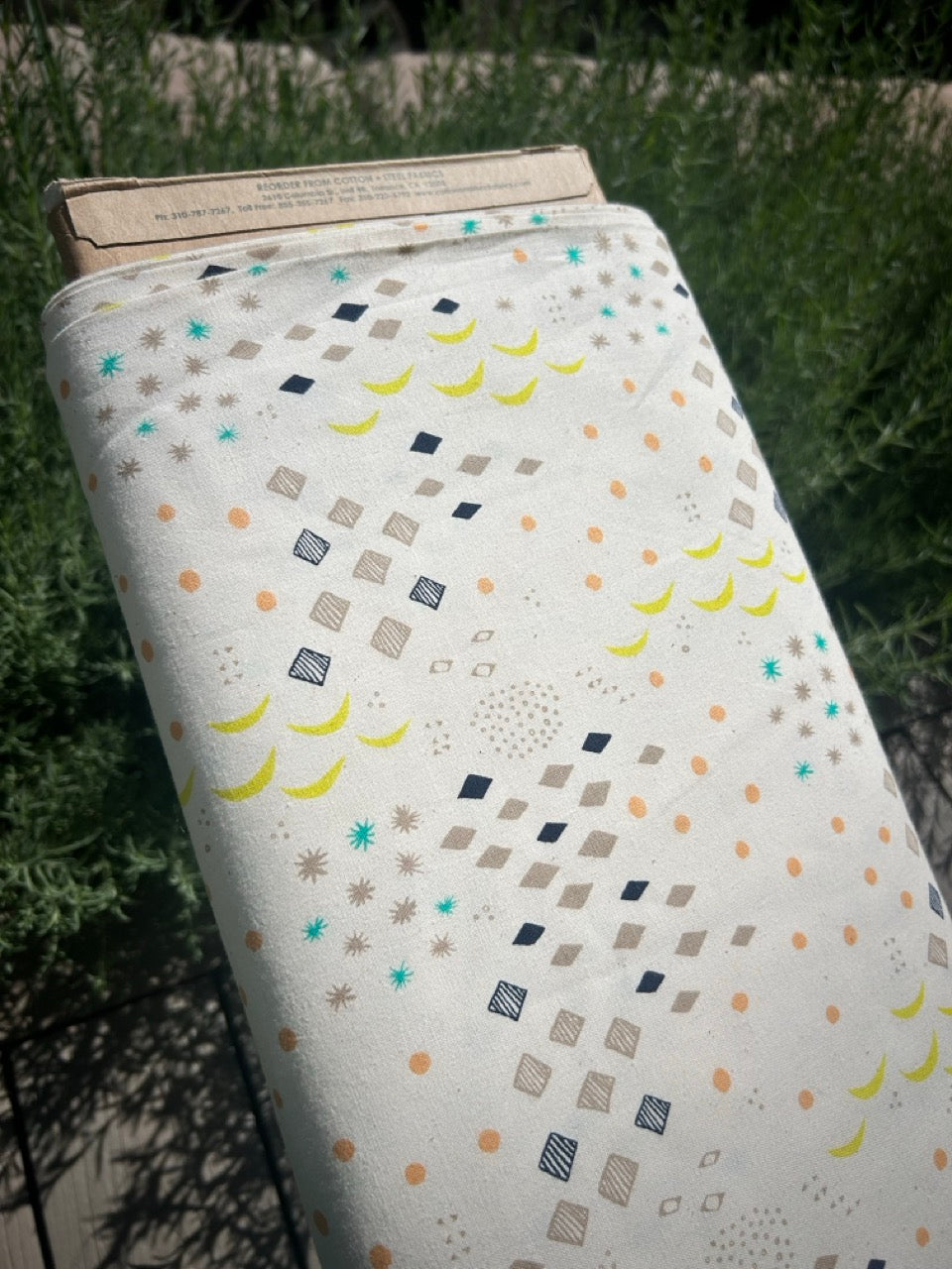 100% Cotton - Cotton + Steel Fabric 'Sienna' (OOP)