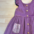 Iris Corduroy Dress - Lavender