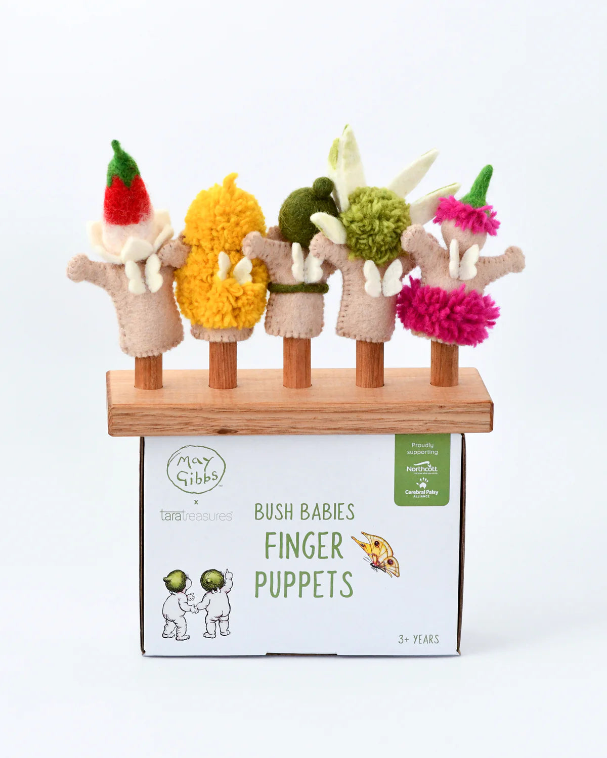 Finger Puppet Set - Bush Babies