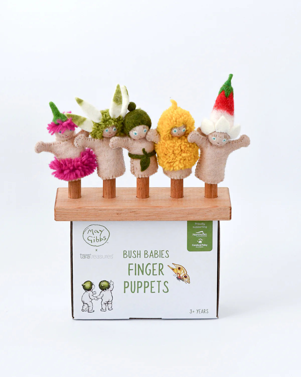 Finger Puppet Set - Bush Babies
