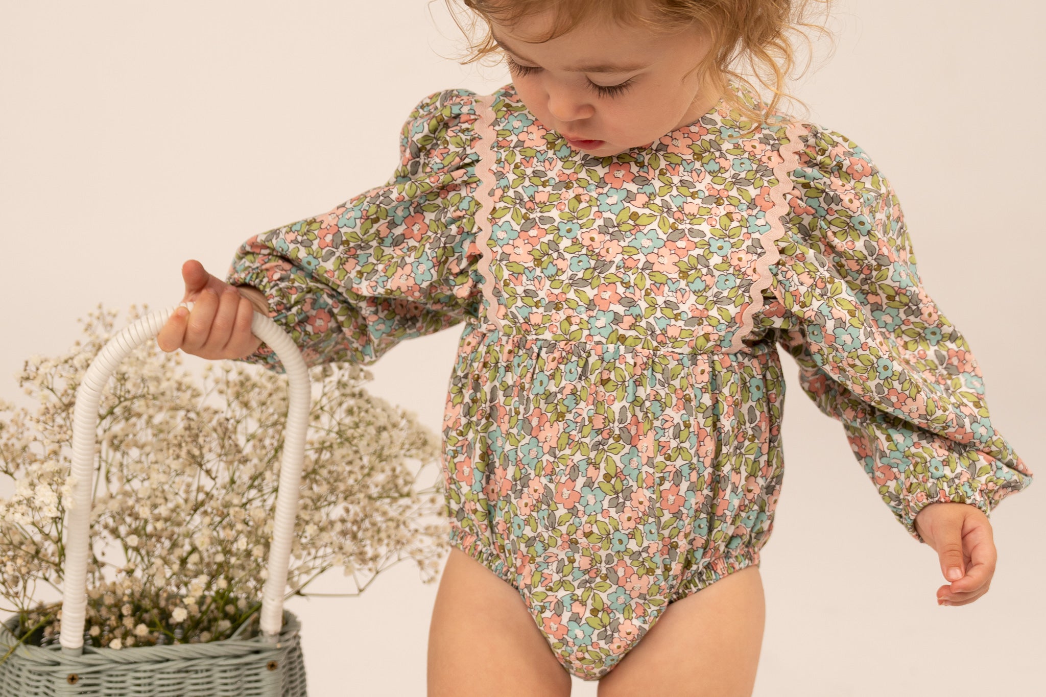 Maeve Romper in Soft Floral