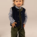 River Gilet in Navy