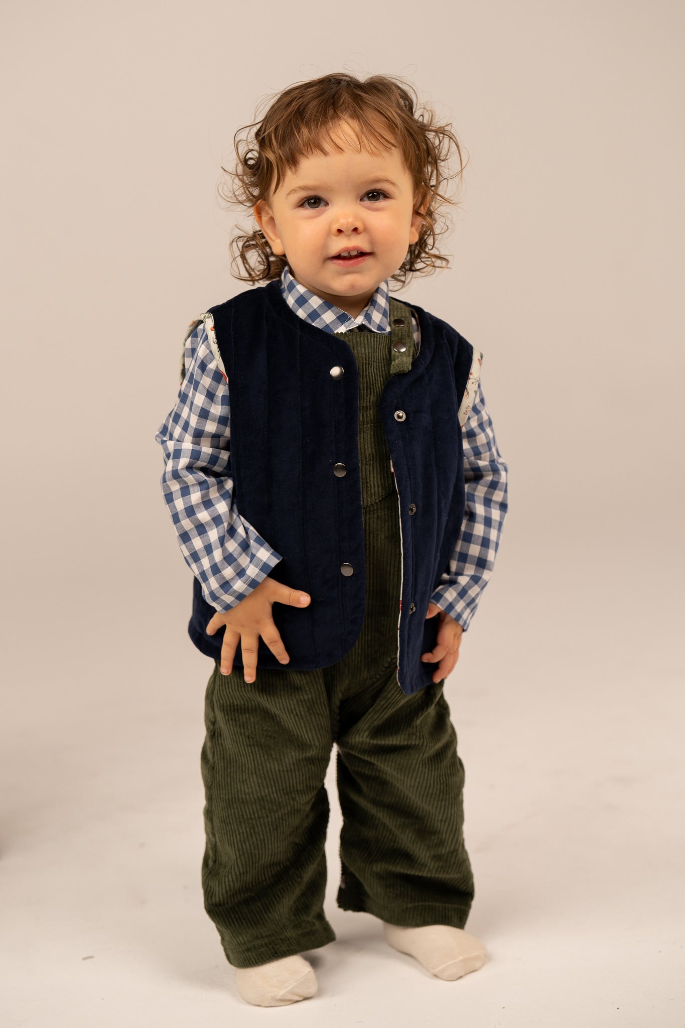 River Gilet in Navy