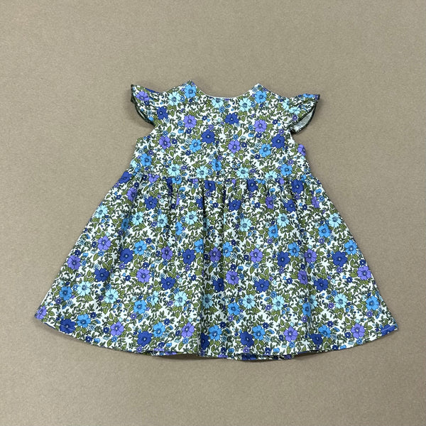 Baby Floral Frock in Blue