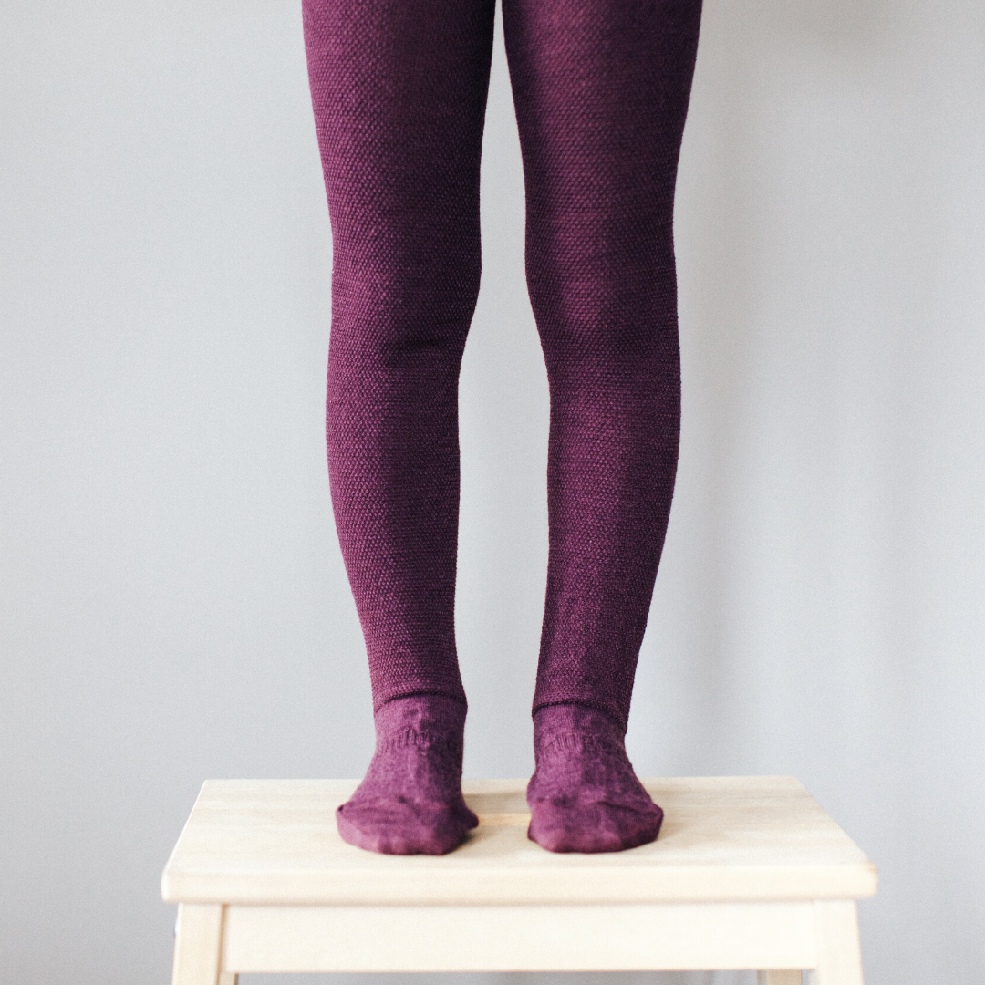 Lamington Merino Tights in Oak