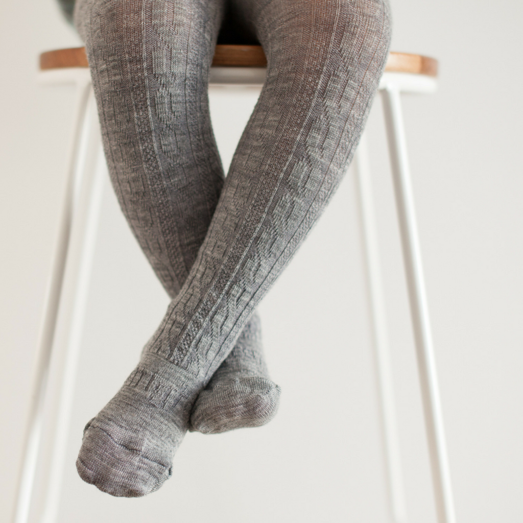 Lamington Merino Tights in Grey